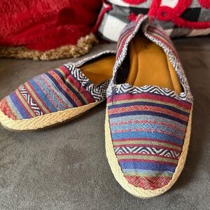 Lucky Brand Multicolor Patterned Espadrilles